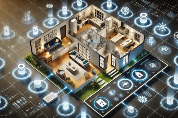 smart home floor plan symbols outlets smart lights etc